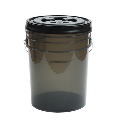 Gravure Printed 25L Plastic Bucket met deksel Duurzaam en aanpasbaar