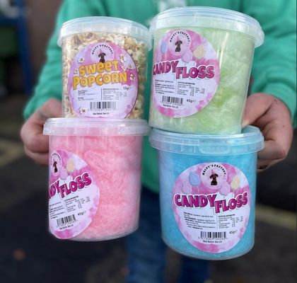 Op maat gemaakte ronde plastic emmer met deksel voor de verpakking van de popcorncontainer