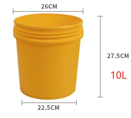 Ronde 10 liter IML Printed Plastic Bucket Duurzame en aanpasbare verpakkingsoplossing
