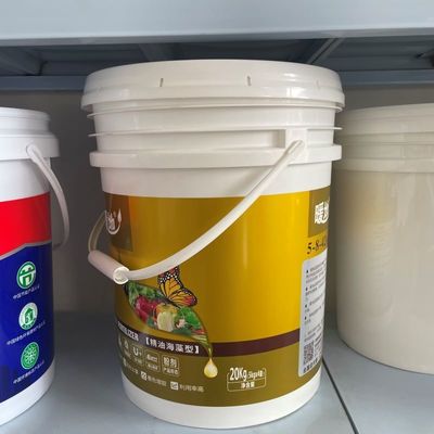 Silk Screen/Heat Transfer/IML Printing Plastic Bucket 5L/10L met afsluitbaar deksel