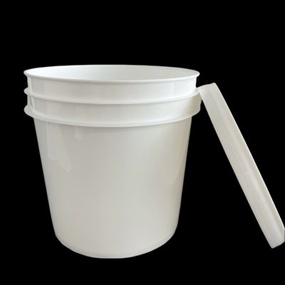 Polypropyleen 4L 5L 8L 10L 15L 18L voedselkwaliteit plastic emmer met warmteoverdruk