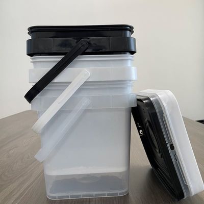 GAP/ISO/FDA gecertificeerde rode vierkant ijscontainer met aangepaste afdrukken en aanpassen