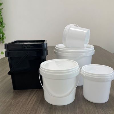 Polypropyleen op maat gemaakt bad 3L 4L 5L 8L 10L container Plastic emmer met deksel