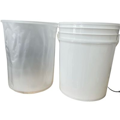 Op maat gemaakte grootte Ronde Plastic Drum Barrel Liner gemaakt van polypropyleen voor verf emmer