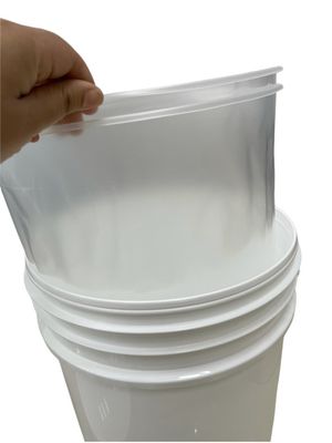 Op maat gemaakte grootte Ronde Plastic Drum Barrel Liner gemaakt van polypropyleen voor verf emmer