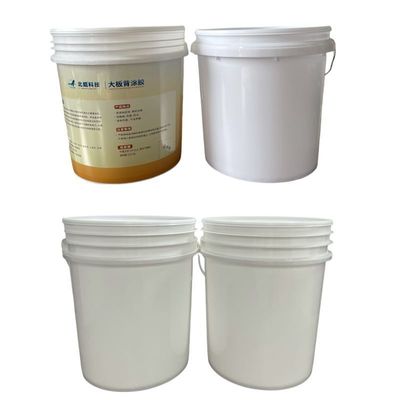 Voedsel Distributie Oplossingen 7 Gallon Plastic Bucket met Printed in Blue