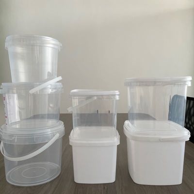 Vierkante emmer 32 oz voedsel emmer met warmte-overdracht drukwerk en GAP / ISO / FDA certificaat