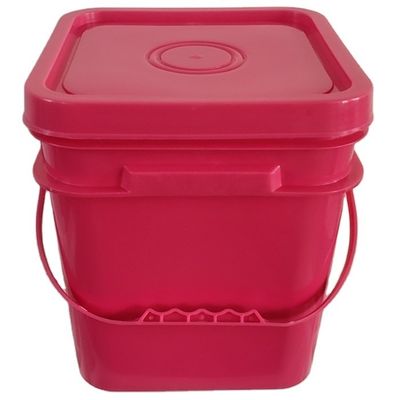 Recycle PP Plastic Container 5 Gallon 6.5 Gallon 20L 25L Emmers met deksel en handvat