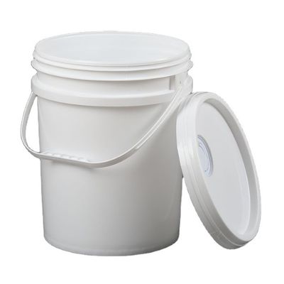 Vierkante 5 Gallon 6,5 Gallon vet plastic container met aangepaste warmte-overdracht drukwerk
