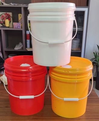 15L 18L 20L 25L HDPE ronde plastic bouw emmer met warmteoverdruk