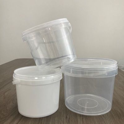 Duurzame 1L Candy Bucket 32oz Printed Popcorn Plastic Bucket met deksel en handvat
