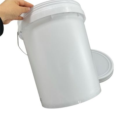 Verkoop 20L ronde plastic emmer met schroef deksel Printing Silk Scream/Heat Transfer/IML