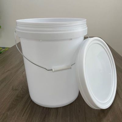 Verkoop 20L ronde plastic emmer met schroef deksel Printing Silk Scream/Heat Transfer/IML