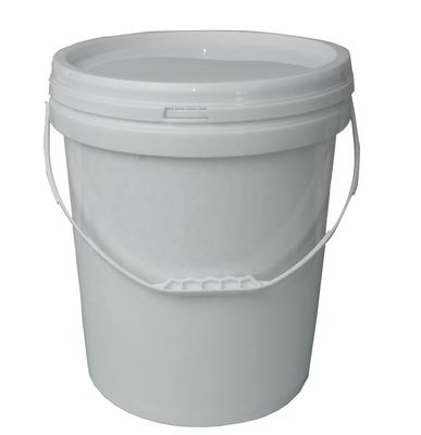 20L ronde plastic container met handvat voor verf
