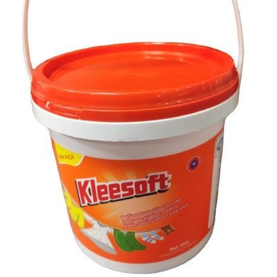 Aanpassen ronde plastic emmer in 2L 5L 8L 10L 15L 20L voor het opslaan van wasmiddel poeder