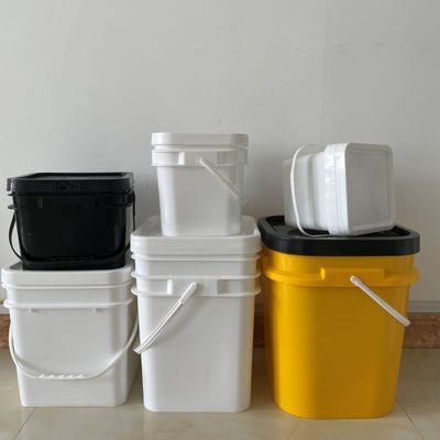 GAP/ISO/FDA-certificaat 1 gallon op maat gedrukte plastic emmer voor recycling