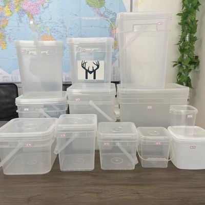 1L 2,5L 2L 3L 4L 5L 10L 18L 20L 5 liter plastic emmers met een dikte van 1,0 tot 2,5 mm