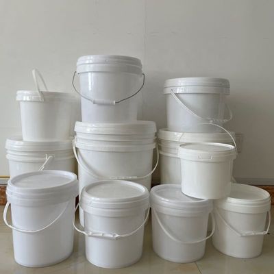Aanpassen 1L 2L 3L 5L 8L 10L 15L 20L 25L Plastic Bucket Ronde vorm emmer met handvat