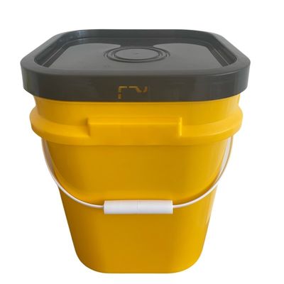 Recyclebare plastic emmers van 1 liter en 5 liter met GAP/ISO/FDA-certificering