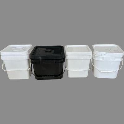 Ronde of vierkant 10 liter HDPE plastic emmer Duurzaam en stevig 1,0-2,5 mm Dikte