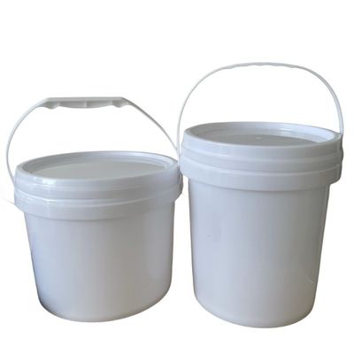 Duidelijke donuts emmer met deksel en handvat BPA vrij herbruikbaar plastic emmer 32 oz Drinkemmer