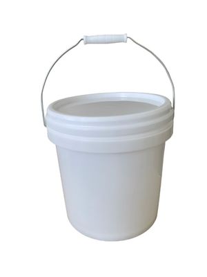 Zilkscherm gedrukt 2 liter plastic emmer voor minerale containers