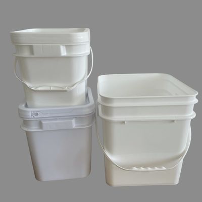 Plastic Bucket Transparent Clear Food Grade Plastic 1 tot 20L Milk Plastic Buckets met deksels