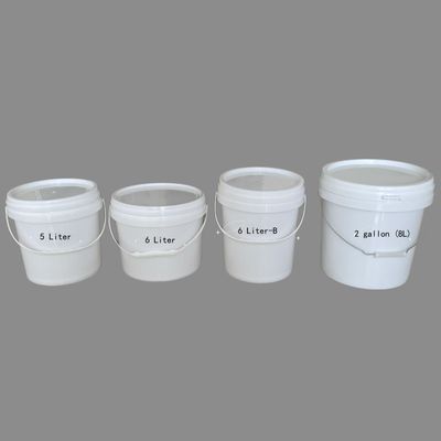 Pas uw verpakkingen aan met 2L ronde plastic emmers en manipulatiebestendige handgreep