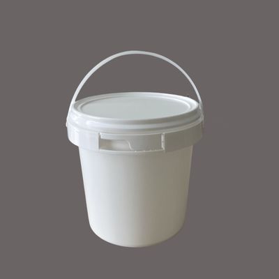 1L PP voedselkwaliteit Plastic ronde emmers Op maat gedrukt lekbestendige dikte 1,0 tot 2,5 mm