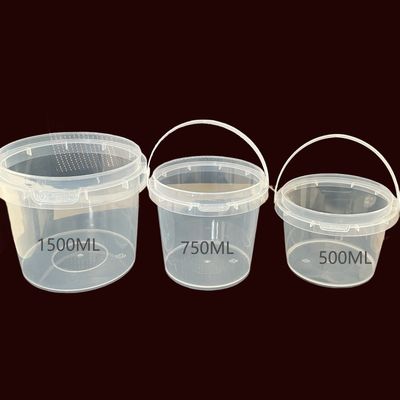 3L 4L 5L 6L 8L 10L 18L emmers met deksel Plastic emmercontainer met lekvrije deksel