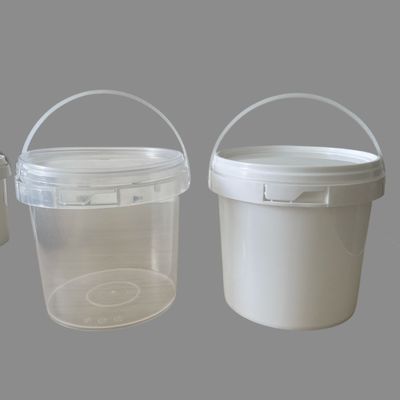 Aanpassen 1L 2L 3L 1 Gallon Food Grade Onbreekbare Doorzichtige Plastic Emmers voor Industrieel