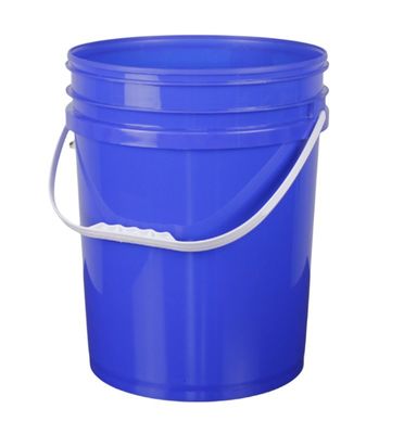 Gemakkelijke 20 liter plastic verf emmers met gemakkelijk te openen ontwerp en sterke handgrepen