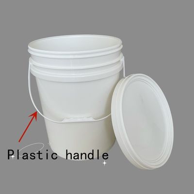 Voedingsmiddelenklasse 5 liter plastic emmers met deksel