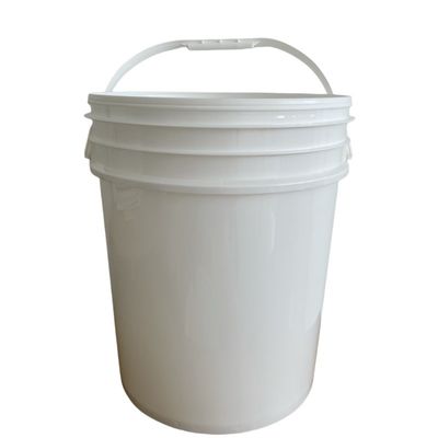 20L 25L Food Grade 5 Gallon 7 Gallon Plastic Buckets Met Handle Paint Plastic Bucket IML