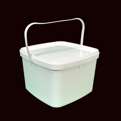Ronde of vierkant emmer Aanpassen 3L vierkant plastic emmer met gemakkelijk open en dicht deksel