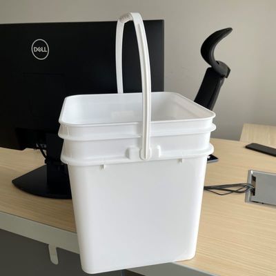 Plastic emmer met gemakkelijk open en dicht deksel 10L 15L 18L Groottes Zware constructie