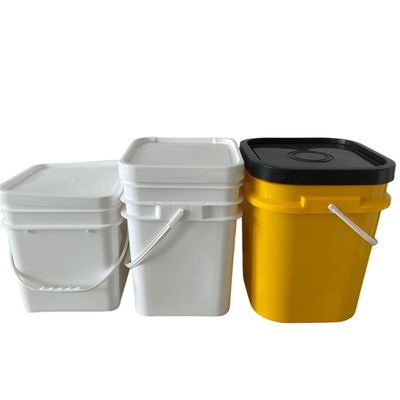 Aanpassen Vierkante PP Plastic Bucket met Makkelijk Openen en Sluiten deksel Resultaten gegarandeerd