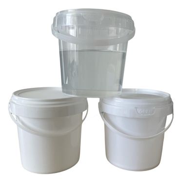 Duurzame plastic emmer aanpassen PP ijscontainer met en aangepast ontwerp