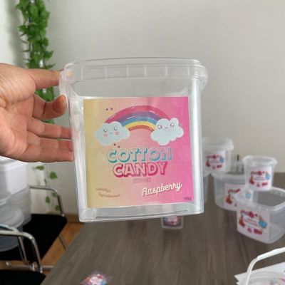 Duurzame plastic emmer aanpassen PP ijscontainer met en aangepast ontwerp