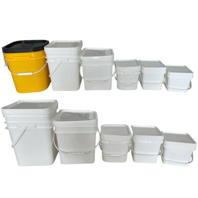 Ronde of vierkant plastic emmer met handvat De perfecte toevoeging aan uw magazijn