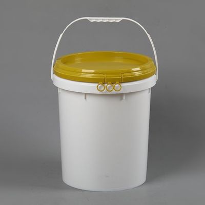 20 liter plastic emmer met afvoer deksels en maat dikte 1,0 tot 2,5 mm maat