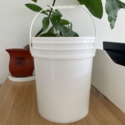 20 liter plastic emmer met afvoer deksels en maat dikte 1,0 tot 2,5 mm maat