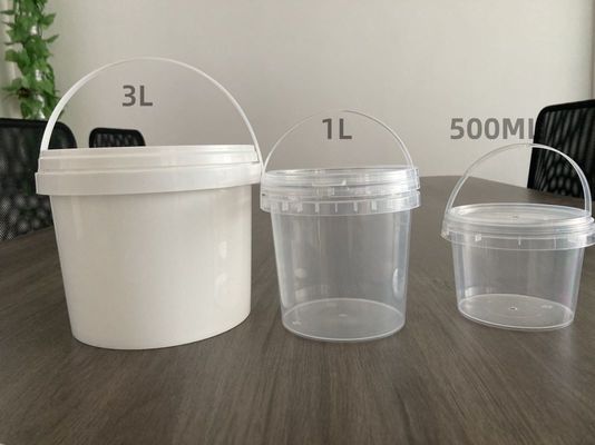Bar Custom Logo Plastic Bucket met deksel 500ml/1L LED licht Duurzaam en milieuvriendelijk