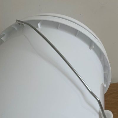 8L Food Grade Bucket met deksel en handvat 2 Gallon Ronde Plastic Bucket in helder wit