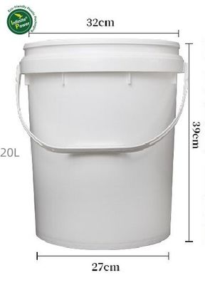 Aanpassen van 20L plastic emmer voor epoxy constructie zijde scherm / warmteoverdracht / IML
