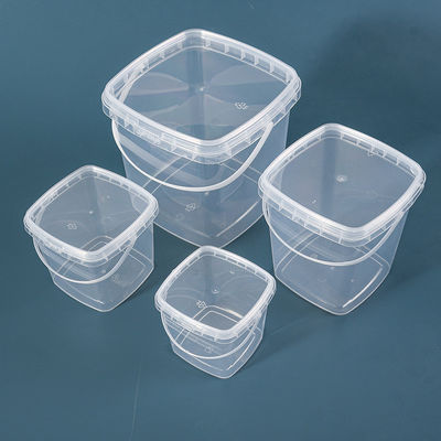 Silk Screen Printing Square Buckets 1 liter container voor specerijen en meel