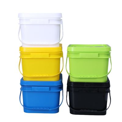 Container voor huisdierenvoeding Tamperproof vierkant plastic emmer voor yoghurtboter ijs