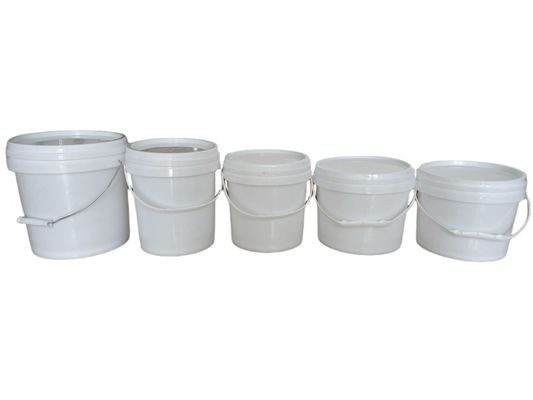 Blauwe 3 gallon HDPE plastic emmers en emmers voor oplossingen voor de verwerking van levensmiddelen