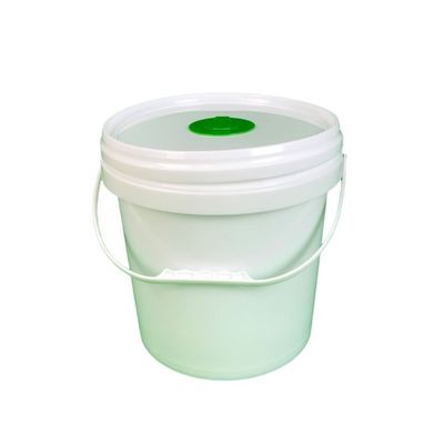 Transparante plastic emmer van 5 liter met uitlaatdeksel voor vloeistofcontainer GAP/ISO/FDA-certificaat