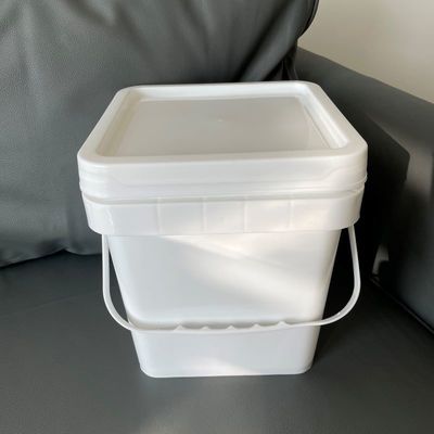 Pickels 5L 6L 8L 10L Vierkant Plastic Bucket met Custom Color LOGO en makkelijk te openen